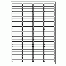 454 - Label Size 48mm x 12mm - 92 labels per sheet